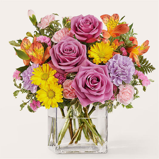 Shades of Happiness Bouquet – KATHY'S FLOWERS, Adair OK