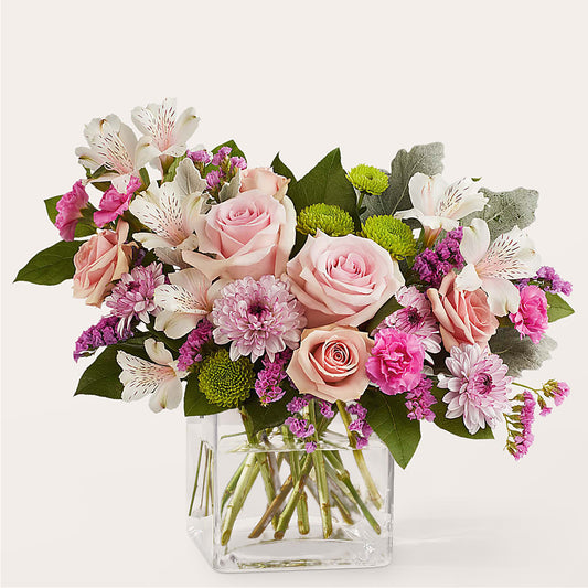 Pink Suede Bouquet – KATHY'S FLOWERS, Adair OK