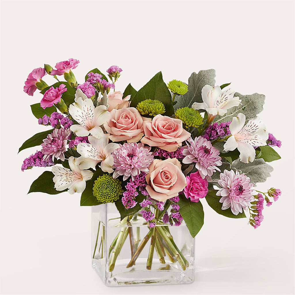 Pink Suede Bouquet – KATHY'S FLOWERS, Adair OK