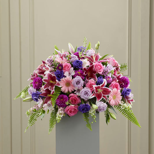 Fare Thee Well Pedestal – KATHY'S FLOWERS, Adair OK
