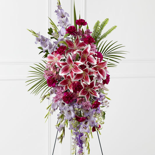 Tender Touch Standing Spray – KATHY'S FLOWERS, Adair OK