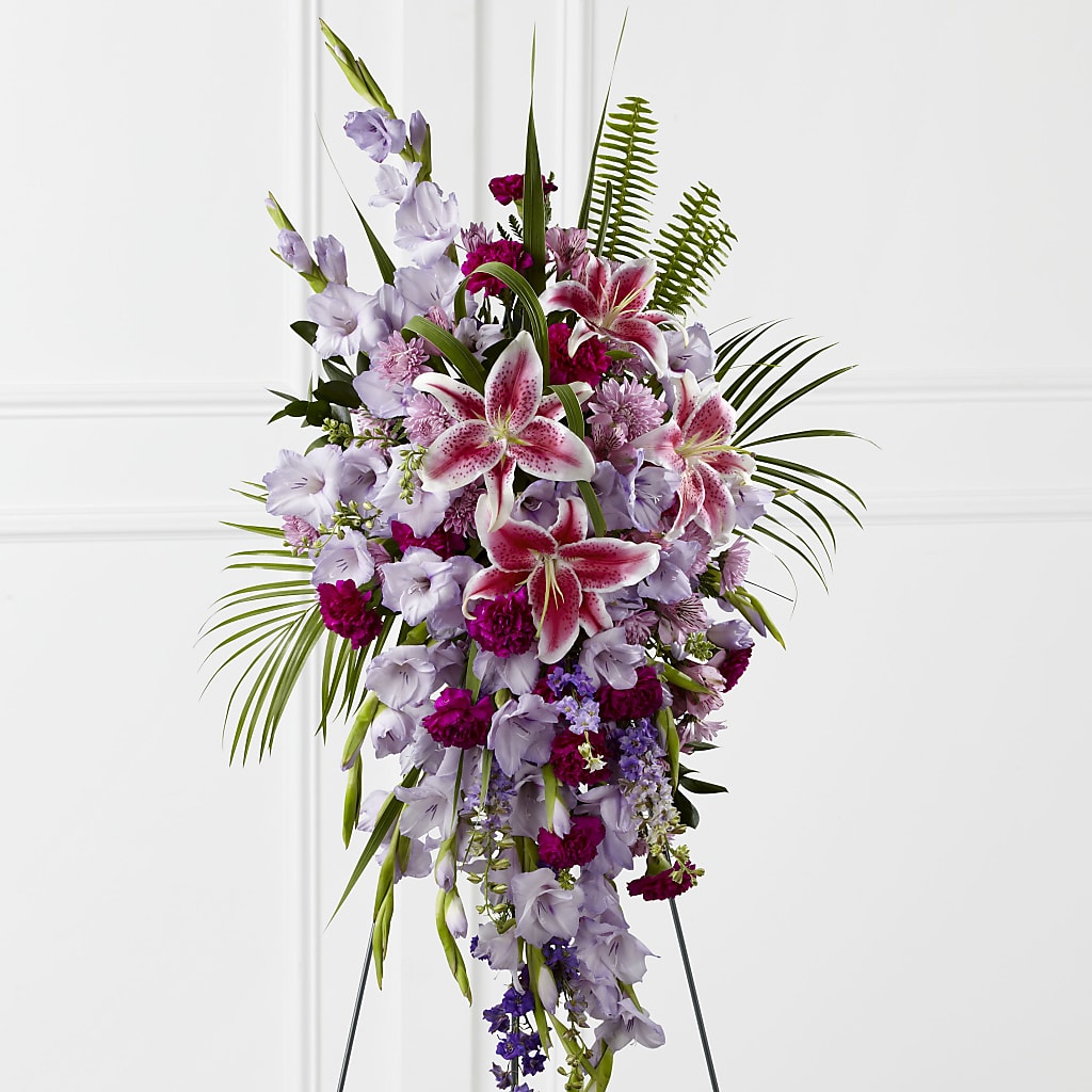 Tender Touch Standing Spray – KATHY'S FLOWERS, Adair OK