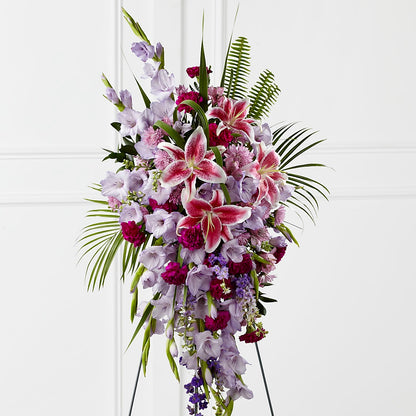 Tender Touch Standing Spray – KATHY'S FLOWERS, Adair OK