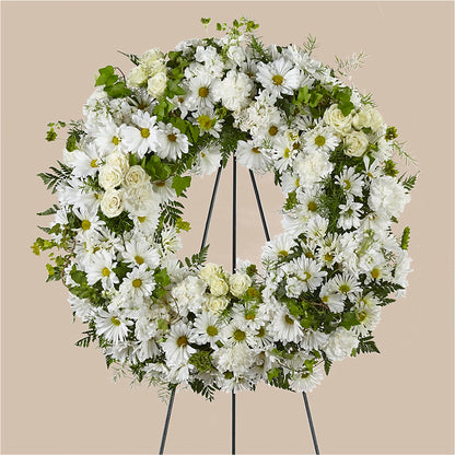 Faithful Wishes Wreath – KATHY'S FLOWERS, Adair OK