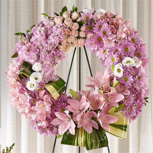Gift of Warmth Wreath – KATHY'S FLOWERS, Adair OK