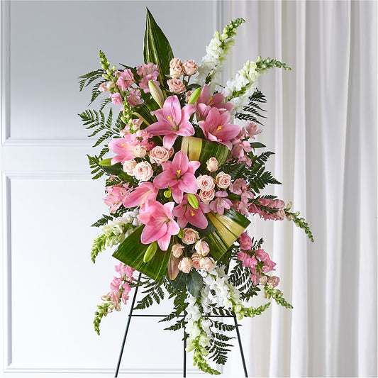 Elegant Embrace Standing Spray – KATHY'S FLOWERS, Adair OK