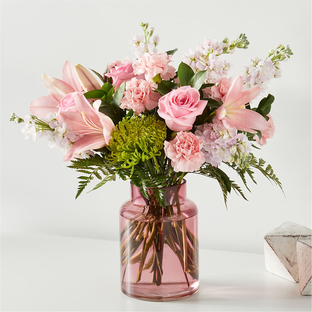 Pretty in Pink Bouquet – KATHY'S FLOWERS, Adair OK