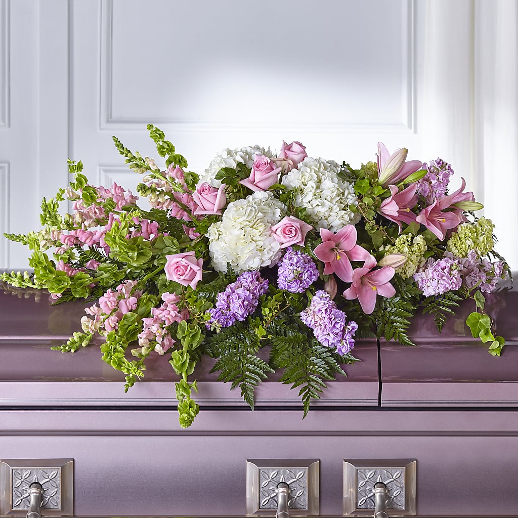 Life's Gratitude Casket Spray – KATHY'S FLOWERS, Adair OK