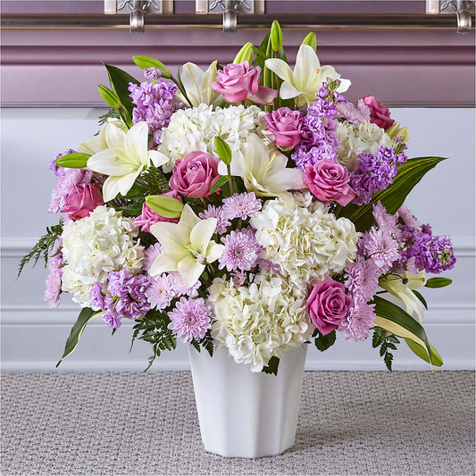 Heaven Sent Floor Basket – KATHY'S FLOWERS, Adair OK