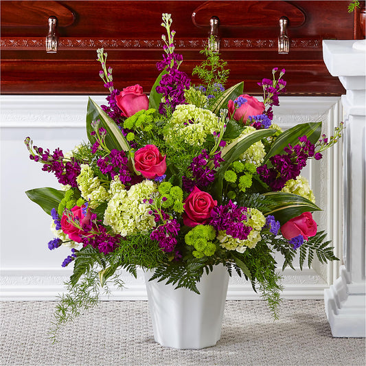 Beautiful Horizons Floor Basket – KATHY'S FLOWERS, Adair OK