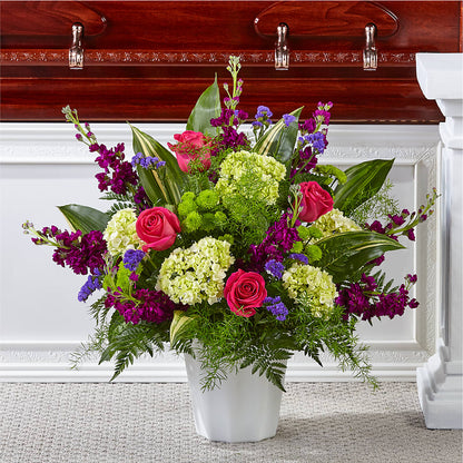 Beautiful Horizons Floor Basket – KATHY'S FLOWERS, Adair OK