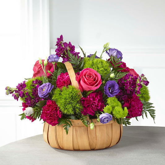 Serene Sanctuary Basket – KATHY'S FLOWERS, Adair OK