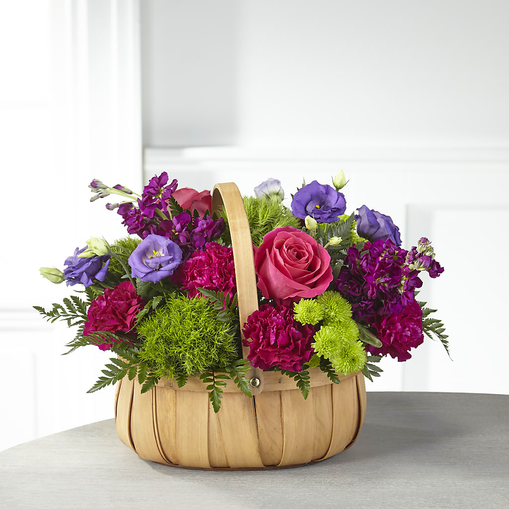 Serene Sanctuary Basket – KATHY'S FLOWERS, Adair OK