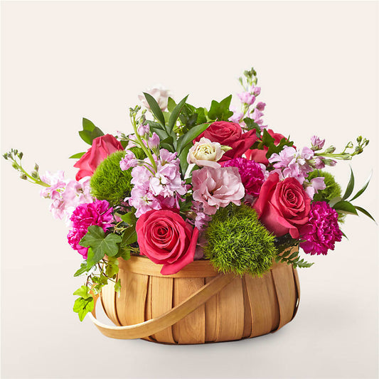 Radiance in Bloom Basket – KATHY'S FLOWERS, Adair OK