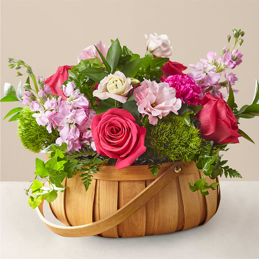 Radiance in Bloom Basket – KATHY'S FLOWERS, Adair OK
