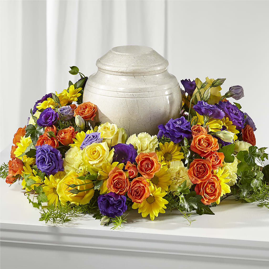 Blossoms of Remembrance Cremation Adornment – KATHY'S FLOWERS, Adair OK
