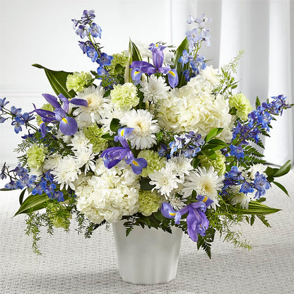 Soft Serenity Floor Basket – KATHY'S FLOWERS, Adair OK