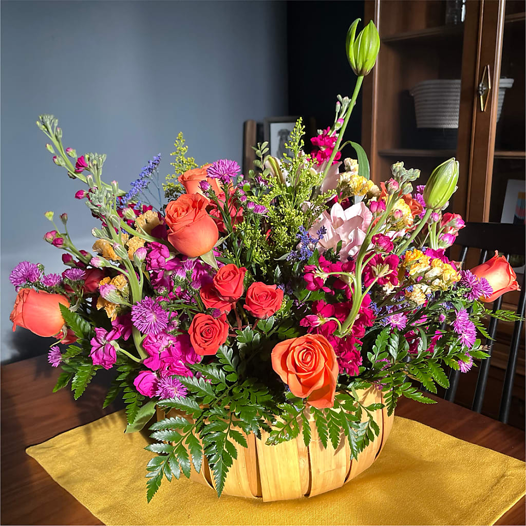 Garden of Life Basket – KATHY'S FLOWERS, Adair OK