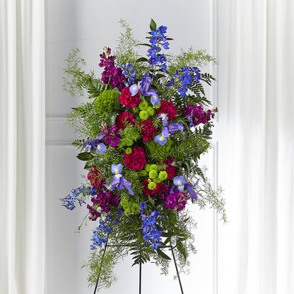 Heavenly Skies Standing Spray – KATHY'S FLOWERS, Adair OK