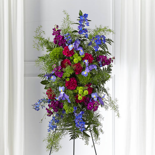 Heavenly Skies Standing Spray – KATHY'S FLOWERS, Adair OK