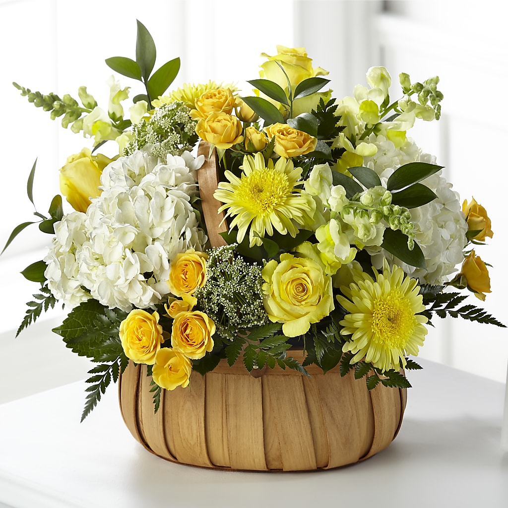Rustic Remembrance Basket – KATHY'S FLOWERS, Adair OK