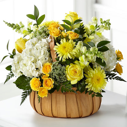 Rustic Remembrance Basket – KATHY'S FLOWERS, Adair OK