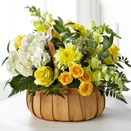 Rustic Remembrance Basket – KATHY'S FLOWERS, Adair OK