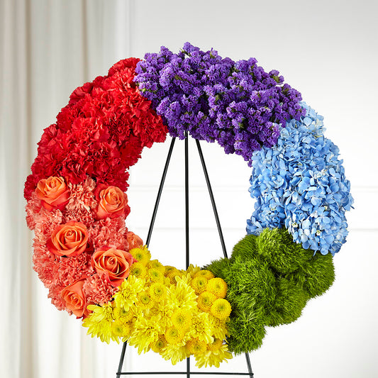 Circle of Love Wreath – KATHY'S FLOWERS, Adair OK