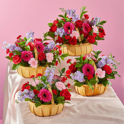 Pink Picnic Basket – KATHY'S FLOWERS, Adair OK