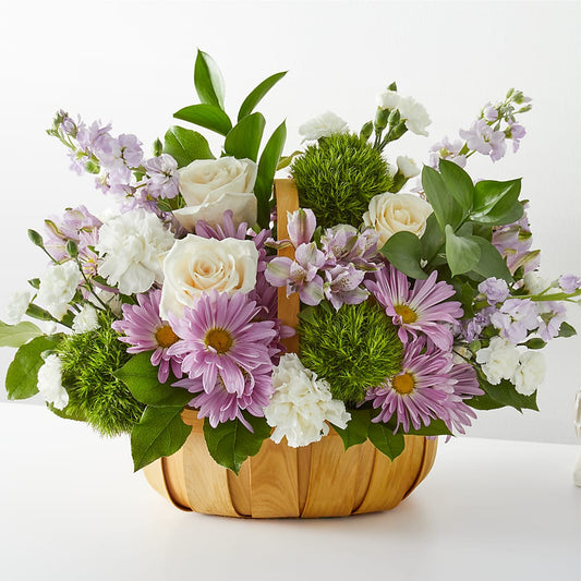 Peace & Love Basket – KATHY'S FLOWERS, Adair OK