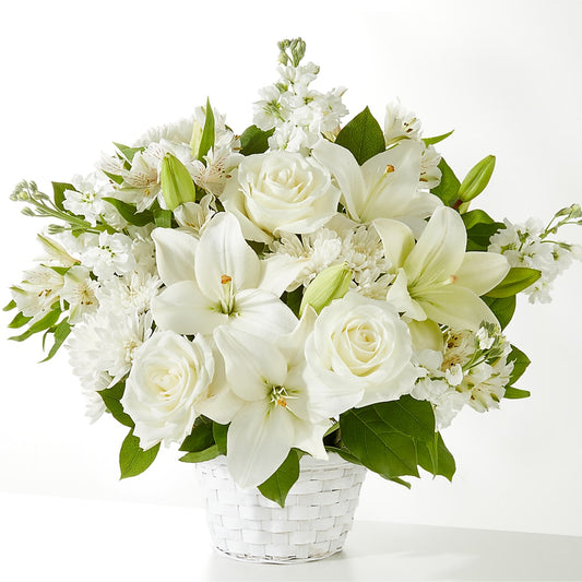 Peaceful Reflections Arrangement – KATHY'S FLOWERS, Adair OK