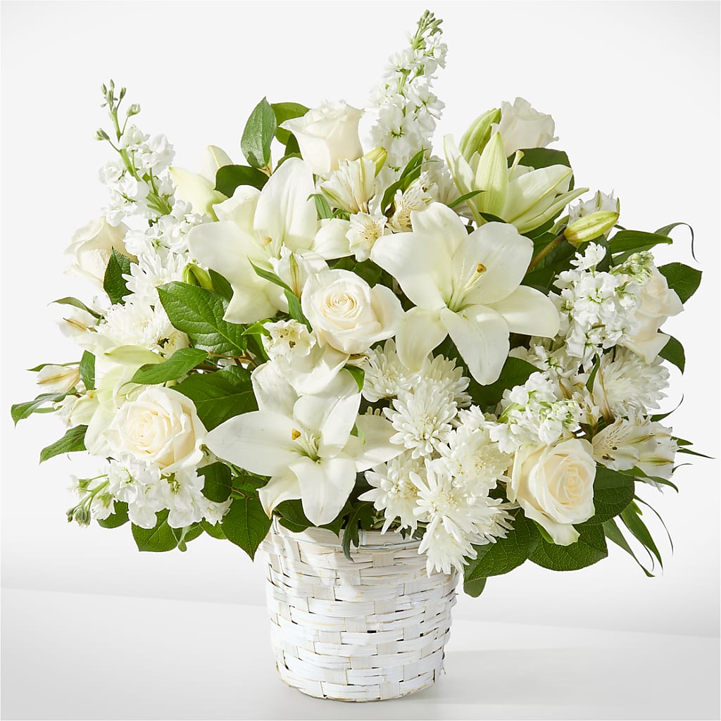 Peaceful Reflections Arrangement – KATHY'S FLOWERS, Adair OK