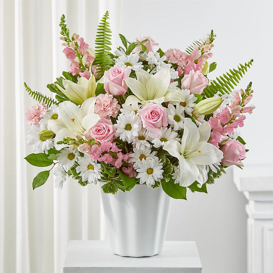 Soft Touch Tabletop Basket – KATHY'S FLOWERS, Adair OK