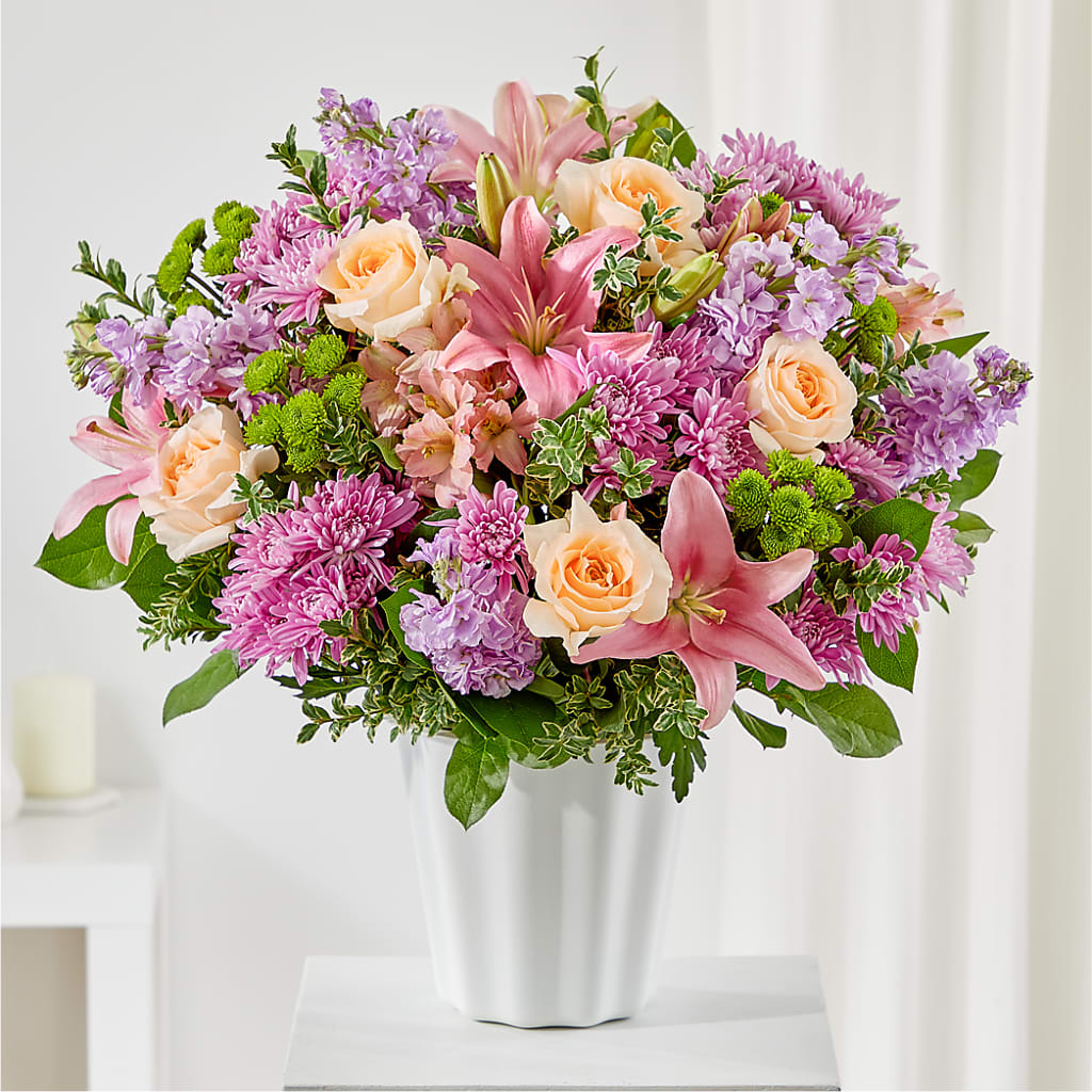 Supportive Embrace Tabletop Basket – KATHY'S FLOWERS, Adair OK