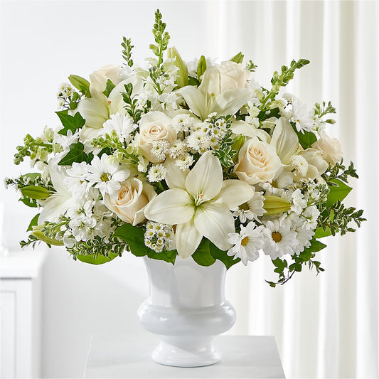 Uplifting Urn Arrangement – KATHY'S FLOWERS, Adair OK