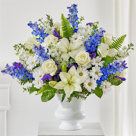 Expressions of Hope Urn Arrangement – KATHY'S FLOWERS, Adair OK