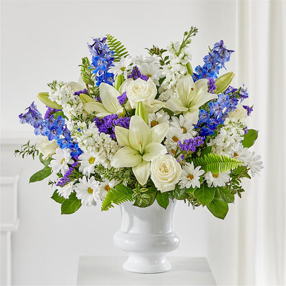 Expressions of Hope Urn Arrangement – KATHY'S FLOWERS, Adair OK