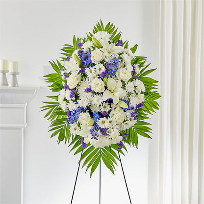 At Rest Standing Spray – KATHY'S FLOWERS, Adair OK