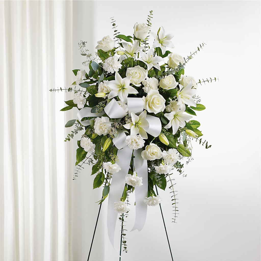 With Care Standing Spray – KATHY'S FLOWERS, Adair OK