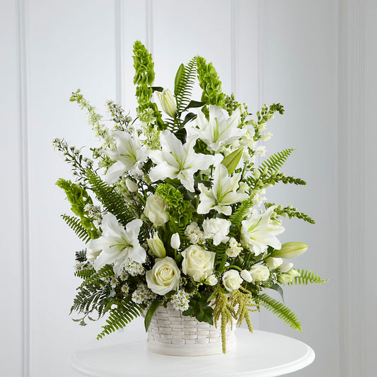 In Our Thoughts Arrangement – KATHY'S FLOWERS, Adair OK