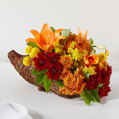 Bouquet of Blessings Cornucopia – KATHY'S FLOWERS, Adair OK