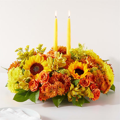 Autumn Harmony Centerpiece – KATHY'S FLOWERS, Adair OK