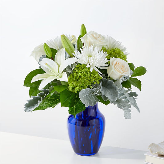 Snowy Dreams Bouquet – KATHY'S FLOWERS, Adair OK