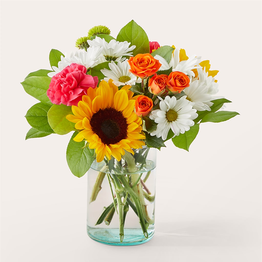 Sun-drenched Blooms Bouquet – KATHY'S FLOWERS, Adair OK