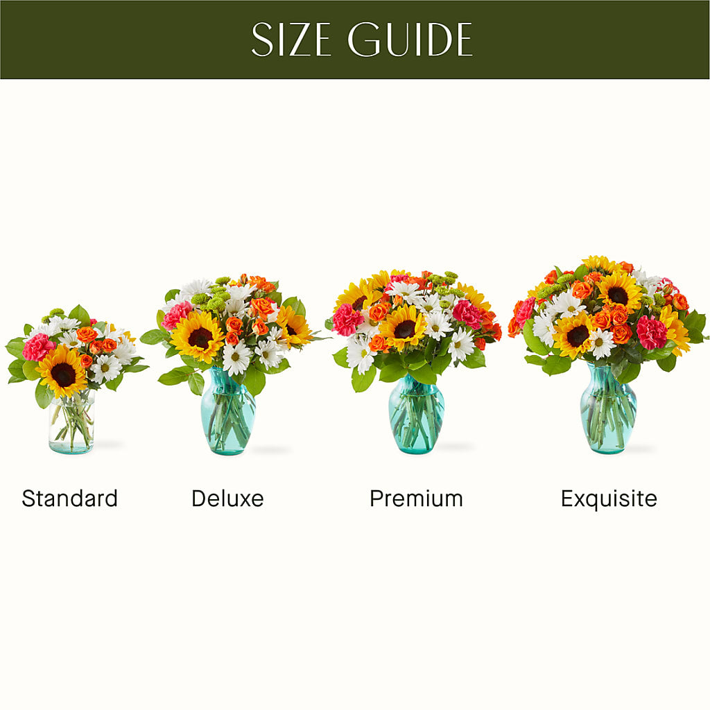 Sun-drenched Blooms Bouquet – KATHY'S FLOWERS, Adair OK