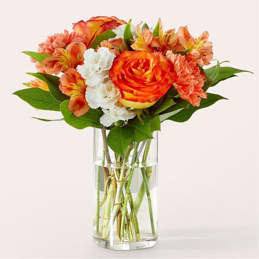 Apricot Glow Bouquet – KATHY'S FLOWERS, Adair OK