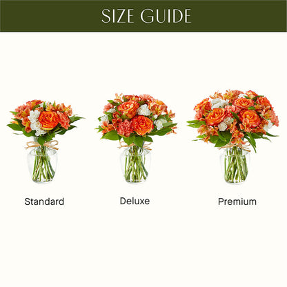 Apricot Glow Bouquet – KATHY'S FLOWERS, Adair OK