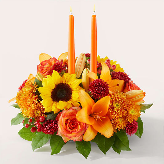 Grateful Centerpiece – KATHY'S FLOWERS, Adair OK