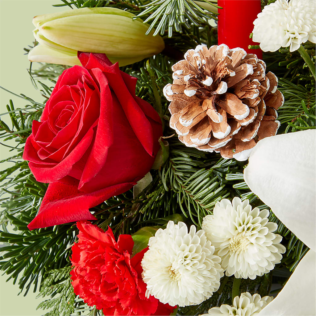 Seasonal Festivities Centerpiece – KATHY'S FLOWERS, Adair OK