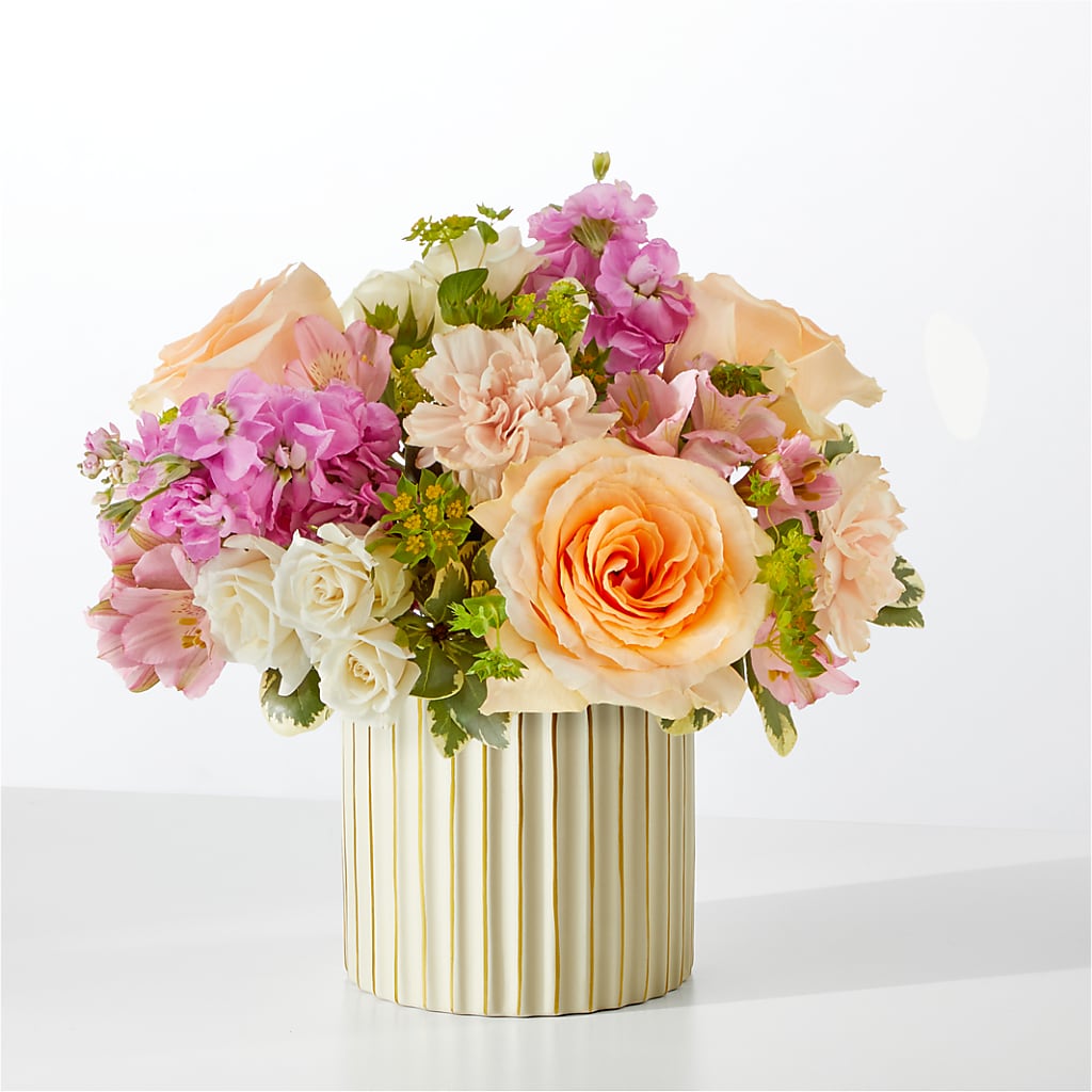 Paradise Bouquet with Ivory Vase – KATHY'S FLOWERS, Adair OK